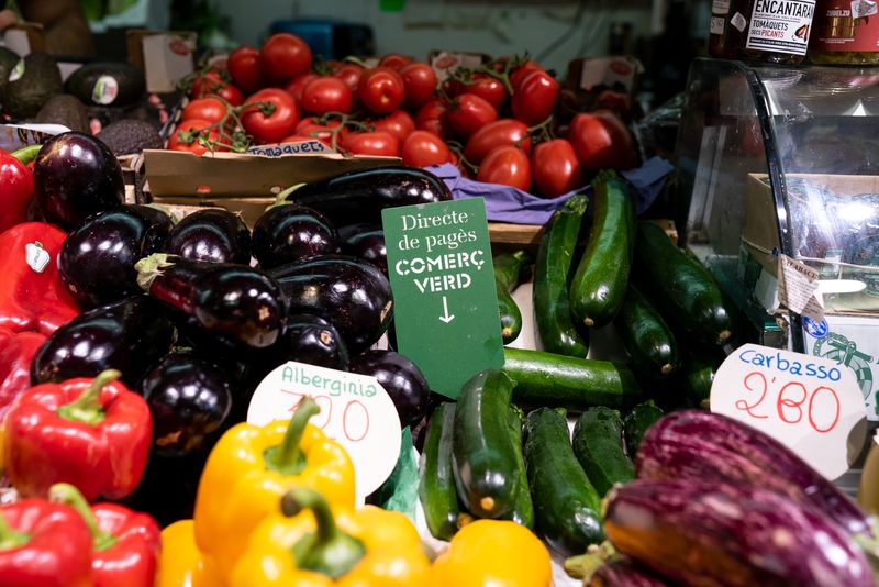 Fotografies de recurs del programa “Comerç Verd”. Mercat de